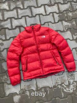 Vintage Women's Red The North Face 700 Down Filled Nuptse Puffer Jacket