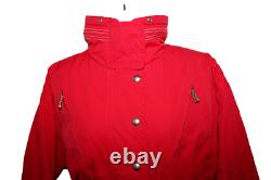 Vintage Womens Bogner W. B. S. C. Stitch Red Full Body Snow Ski Suit Size 8