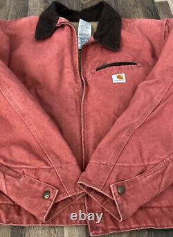 Vintage carhartt detroit jacket rose sandstone 2XL