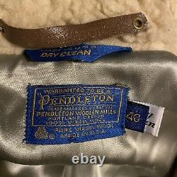 Vintage pendleton 100% wool coat