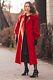 Vintage Red Wool And Cashmere Coat Womens By Akris Switzerland