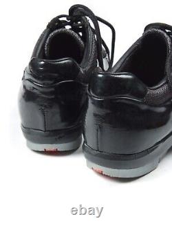 Vintage y2k PRADA Red Tab Low Top Sneakers Black (36.5-37)