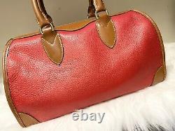 VintageDooney & BourkeR91 Gladstone Bag-ULTRA Rare RED Complete