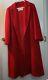 Vtg Pendleton Long Red 100% Virgin Wool Coat Approx Size 12