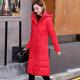 Winter Women's 90% Duck Down Coat Long Hooded Outwear Casual Warm Overcoat Loose