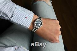 Women's 26mm Rolex SS Oyster Perpetual Datejust Custom Tahitian Diamond Watch