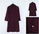 Womens Coat Xl Size Us 14 Eu 44 Vintage Burgundy Red Marcona Wool Overcoat