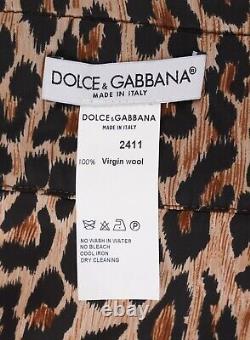 Womens Dolce & Gabbana Vintage Wool Red Skirt Belted Classic Pencil IT40 S