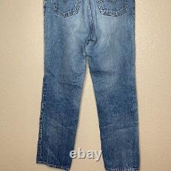 Womens Vintage Levis Red Tab 26501 0116 1980s Blue Denim Jeans 29 x 34