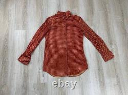 Womens vintage blouse Emporio Armani Size 38 Color Red