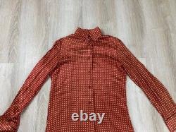 Womens vintage blouse Emporio Armani Size 38 Color Red