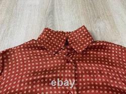 Womens vintage blouse Emporio Armani Size 38 Color Red