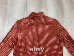 Womens vintage blouse Emporio Armani Size 38 Color Red