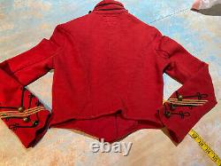 153. Vintage Ralph Lauren Denim & Supply Band Military Cropped Jacket S Rare