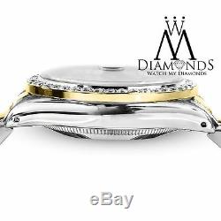 2 Tone Rolex De 26mm Femmes Datejust Blanc Mop Cadran En Nacre Avec Diamant