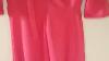 Angvns Femmes S Style Des Années 1950 Vintage 3 4 Manches Couleur Unie Plissé Robe Trapèze Très Vibrant Rouge