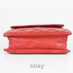 Auth Chanel Vintage Matelasse Leather Chain Shoulder Bag 16712bkac