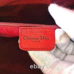 Auth Christian Dior Trotter Boston Hand Bag Pvc Rasta Color Vintage From Japan