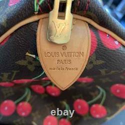 Authentique Louis Vuitton Cherry Keepall 45 Cerises Sac De Voyage Vintage Murakami