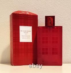 Burberry Brit ROUGE par Burberry 3.3 oz / 100 ml Parfum Eau de Parfum pour Femme Vintage