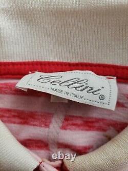 Cellini, Fabriqué en Italie, Haut Vintage à Manches Longues Rouge pour Femme Taille 44 EUC #1