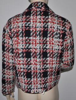 Chanel Iconic Vintage Navy/rouge/blanc Tweed Jacket Blazer, 38, Collector’s Piece