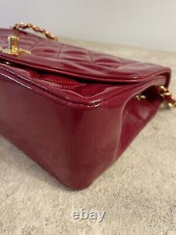 Chanel Vintage Cherry Rouge Diana Flap Sac