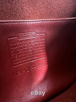 Coach Red Vintage Janice Legacy Crossbody Sac Purse #9950 Fabriqué Aux États-unis Evc