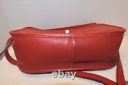 Coach Vintage Red Leather City Sac #9790 D'occasion Mais Non Utilisé