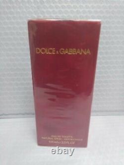 DOLCE & GABBANA ROUGE Pour Femmes EDT 100 ml 3.4 OZ FORMULE ORIGINALE ANCIENNE VINTAGE NIB