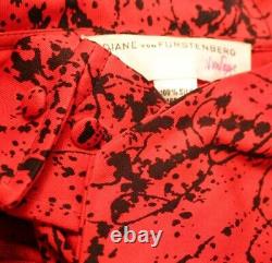Diane Von Furstenberg Vintage Jersey En Soie Judy Robe D'emballage 2