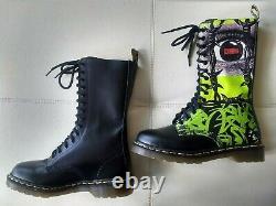 Doc. Martens Red DM Eye & Barbwire Bottes Rare Vintage Made In England 7 Uk