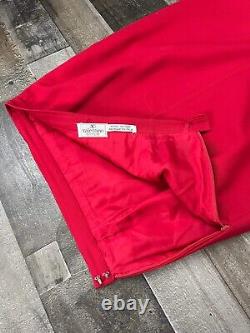 Ensemble de costume vintage pour femmes Valentino Couleur Rouge Taille 42/8