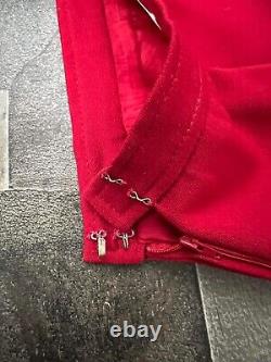 Ensemble tailleur vintage pour femme Valentino couleur rouge Taille 42/8
