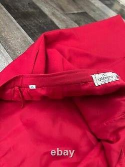 Ensemble tailleur vintage pour femme Valentino couleur rouge Taille 42/8