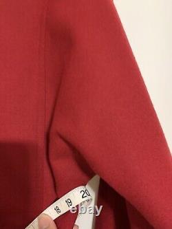 Ensemble veste et jupe pour femme Rodier Paris vintage taille 36 rouge ligne A France élégant