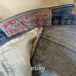 Femme Vintage Levis Red Tab 26501 0116 1980s Jeans Denim Bleu 29 X 34