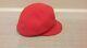 Frank Olive Pour I Magnin Femmes Vintage Chapeau En Laine 100% Rouge Avec Visière