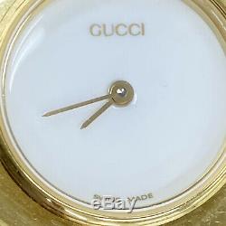 Gucci Montre-bracelet 11 / 12.2 Changement Bezel Quartz Gold Swiss Vintage Auth # Jj5 I