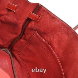 Hermes Birkin 35 Sac À Main 1014i Sac À Main Red Fjord Leather Vintage 41126
