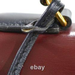 Hermes Kelly 32 Sellier Hand Bag Tri-color Box Calf Vintage France K08406f