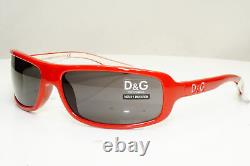 Lunettes de soleil vintage pour femmes DOLCE & GABBANA authentiques rouges DG 2150 482 30847