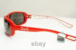 Lunettes de soleil vintage pour femmes DOLCE & GABBANA authentiques rouges DG 2150 482 30847