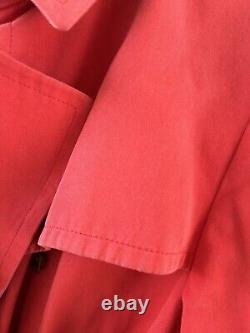 Manteau Burberry Trench Vintage Rouge Femme 10 UK (38 EUR) (6 US) Check