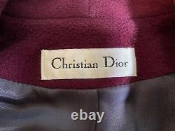 Manteau De Laine Longue Christian Dior Fabriqués Aux États-unis