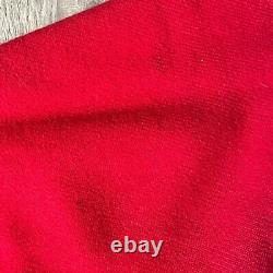 Manteau d'Hiver Vintage en Laine à Capuche Rouge WOOLRICH pour Femmes avec Doublure à Carreaux Buffalo