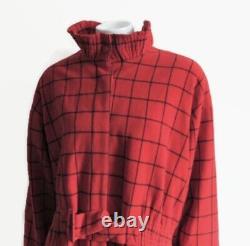 Manteau rouge en laine vintage Dorothée Bis fabriqué en France