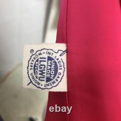 Manteau rouge vintage pour femmes des années 1960 de Frank Gallant avec poches en laine lourde de taille M