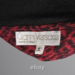 Medium Gianni Versace 1980s Silk Tunic Vintage Animal Print 80s Sack Designer