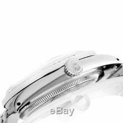Montre Rolex Datejust Lady Steel 6917 Vert Vignette Diamond Dial Lunette W Emeraude